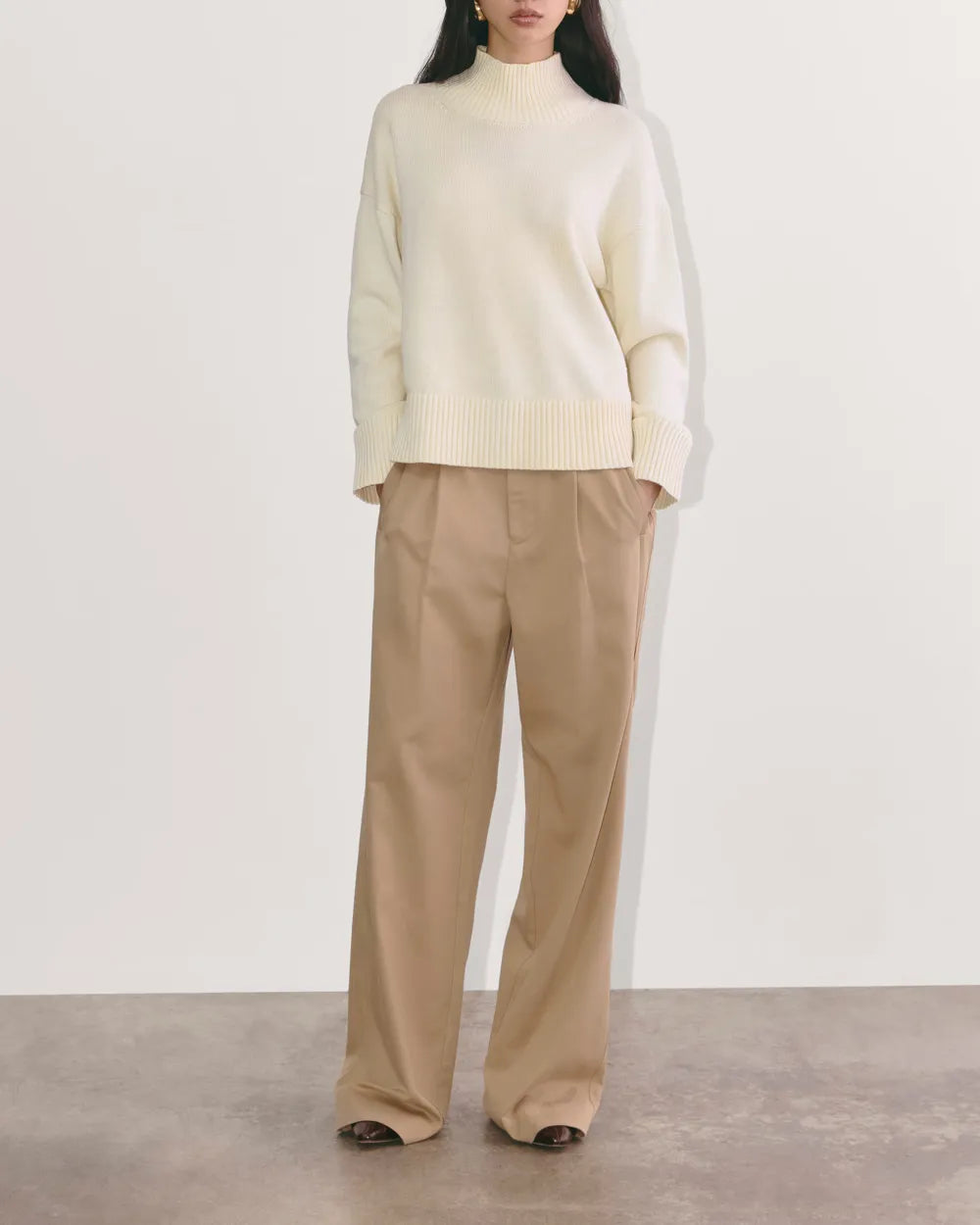 The Boxy Sweater in Everyday Cotton